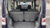 Foldable rear seats showing expanded trunk in Daihatsu Tanto